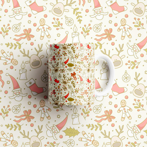 Festive Christmas Mix Ceramic Mug