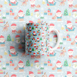 Small Santa Christmas Mix Ceramic Mug