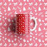 Red Christmas Ceramic Mug