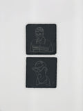 Bad Bunny Laser Engraved Coasters