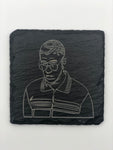 Bad Bunny Laser Engraved Coasters