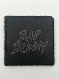 Bad Bunny Laser Engraved Coasters