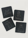 Bad Bunny Laser Engraved Coasters