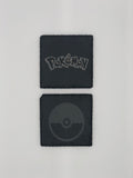 Pokémon Laser Engraved Coasters