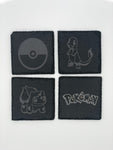 Pokémon Laser Engraved Coasters